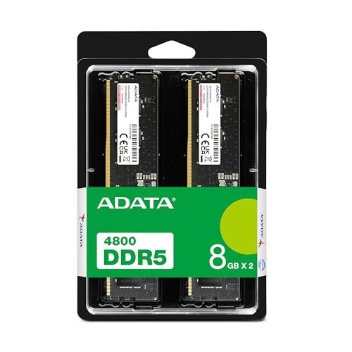 エイデータ】 PCメモリ DDR5 4800MHz U-DIMM 8GBx2枚 AD5U48008G-DT-It 