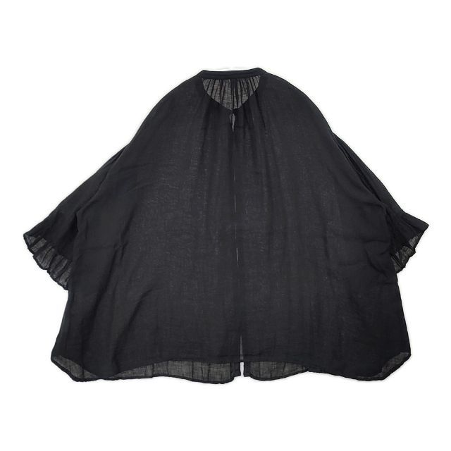 nest Robe リネンガーゼギャザースリーブブラウス 01242-1521 ブラウス
