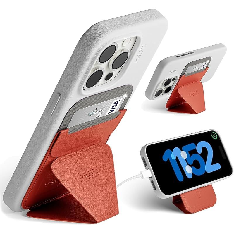 【新品】 MOFT スマホスタンド MagSafe対応 【MOVAS?新素材/磁力強化版】 iPhone 17 / 16 / 15 / 14 / 13 / 12 対応 Snap-On カードケース スマホスタンド 一体型 最大2枚収納 マグネット式 薄型 軽量 5,429円
