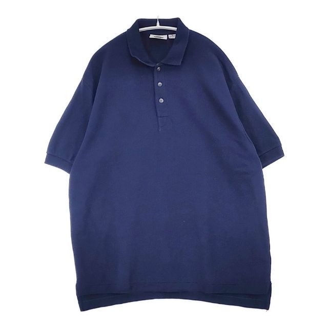 DOCKERS 鹿の子 リーバイス 半袖 ポロシャツ 90年代 ネイビー メンズ ドッカーズ【中古】6-0507S∞