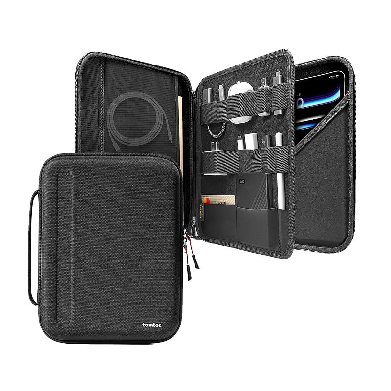 【新品】 [tomtoc] ハードケース 13インチ 2026 iPad Air M4/M3/M2 13-12.9インチ iPad Pro M5/M4/M2/M1 6/5/4/3世代 2025-2018対応 Magic Keyboard/スマートキーボード装着