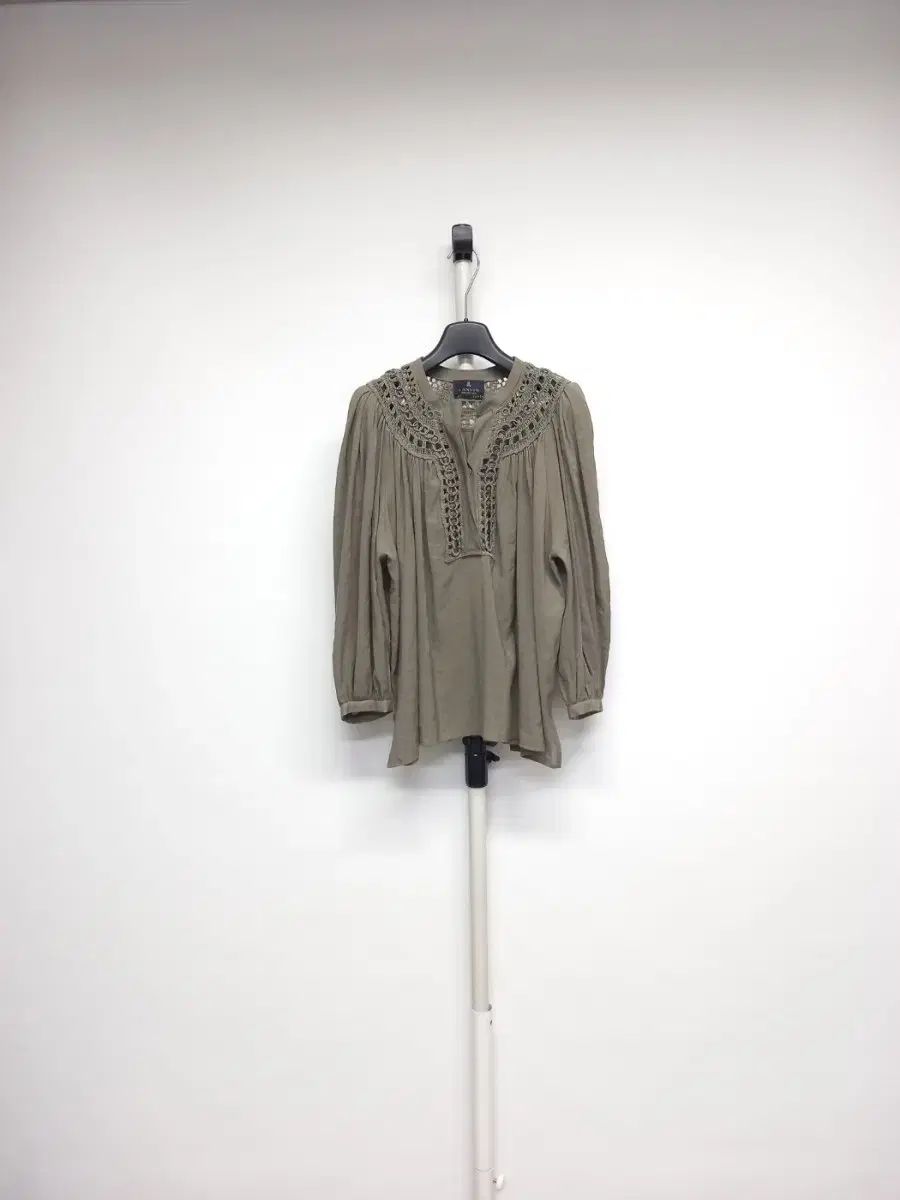 ランバン LANVIN 春夏 8分9分 ブラウス 82 44-77