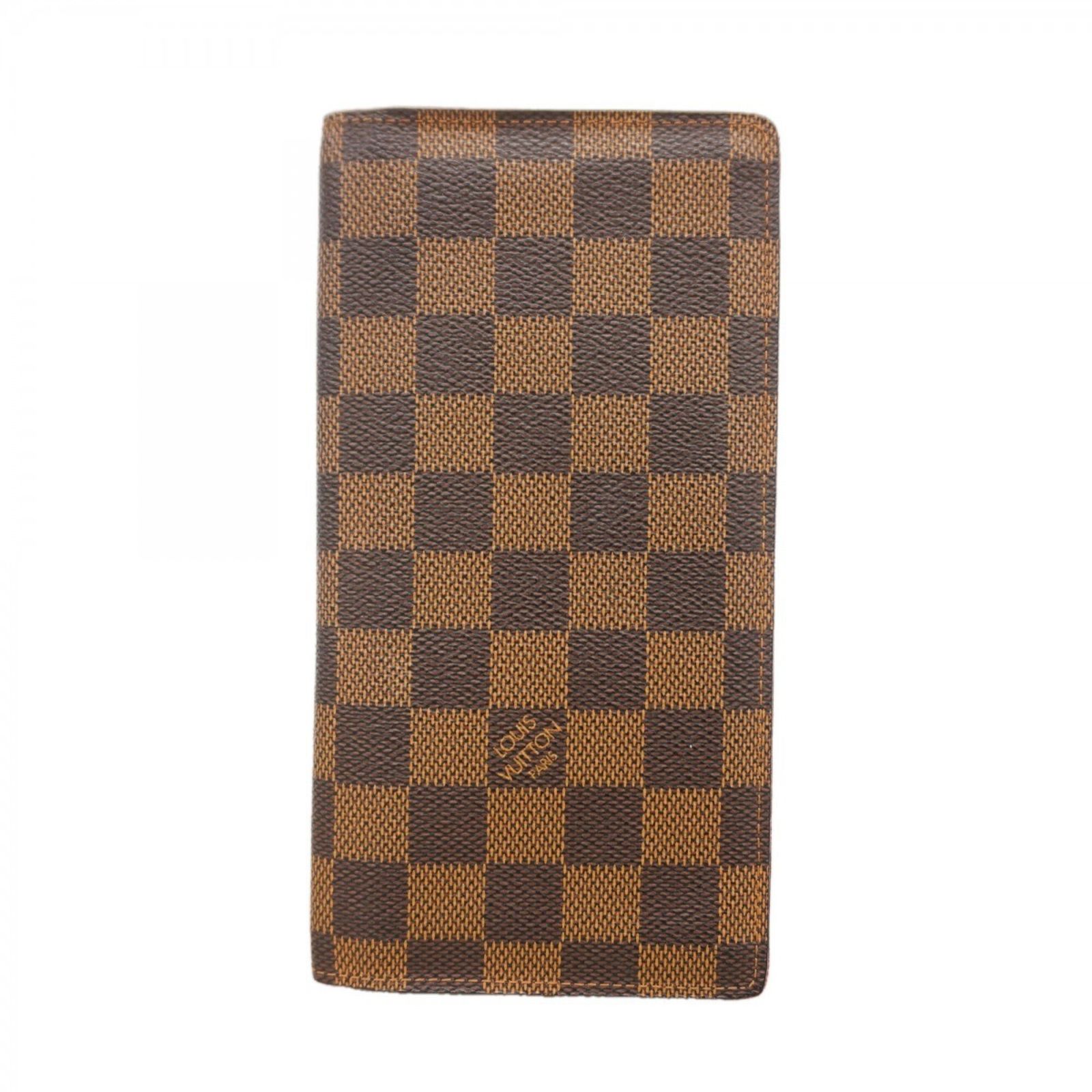 ルイ・ヴィトン(Louis Vuitton) ルイ・ヴィトン 長財布 ダミエ ポルトフォイユ ブラザ N60017 エベヌメンズ