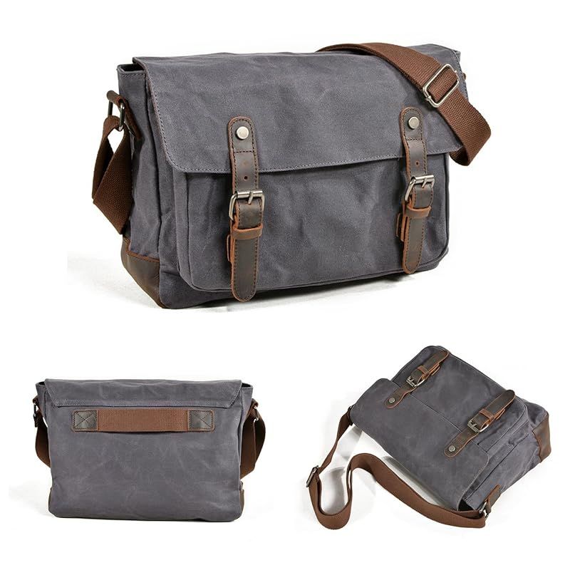 【新品】 Unamujer 一眼レフカメラバッグ 調節可能 本革 帆布 リュックサック 大容量 A4対応 11インチPC収納 ショルダーバッグ 機能性 ビジネスリュック 通勤通学 牛革 耐久 レトロ 旅行 撮影 山登り 手持ち 一眼レフなどに対応 デジタルカメ
