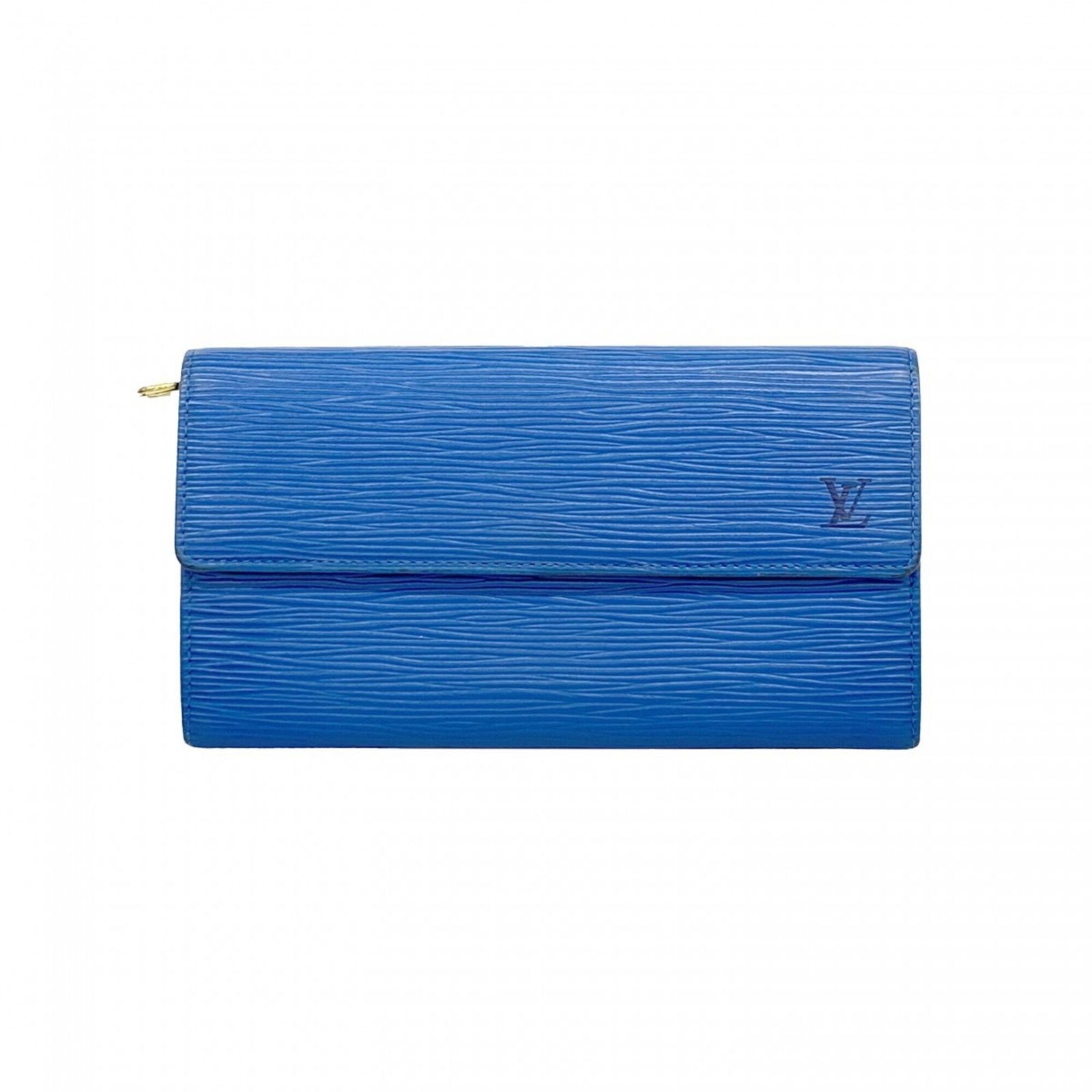ルイ・ヴィトン(Louis Vuitton) ルイ・ヴィトン 長財布 エピ ポシェットポルトモネクレディ M63565 トレドブルーレディース
