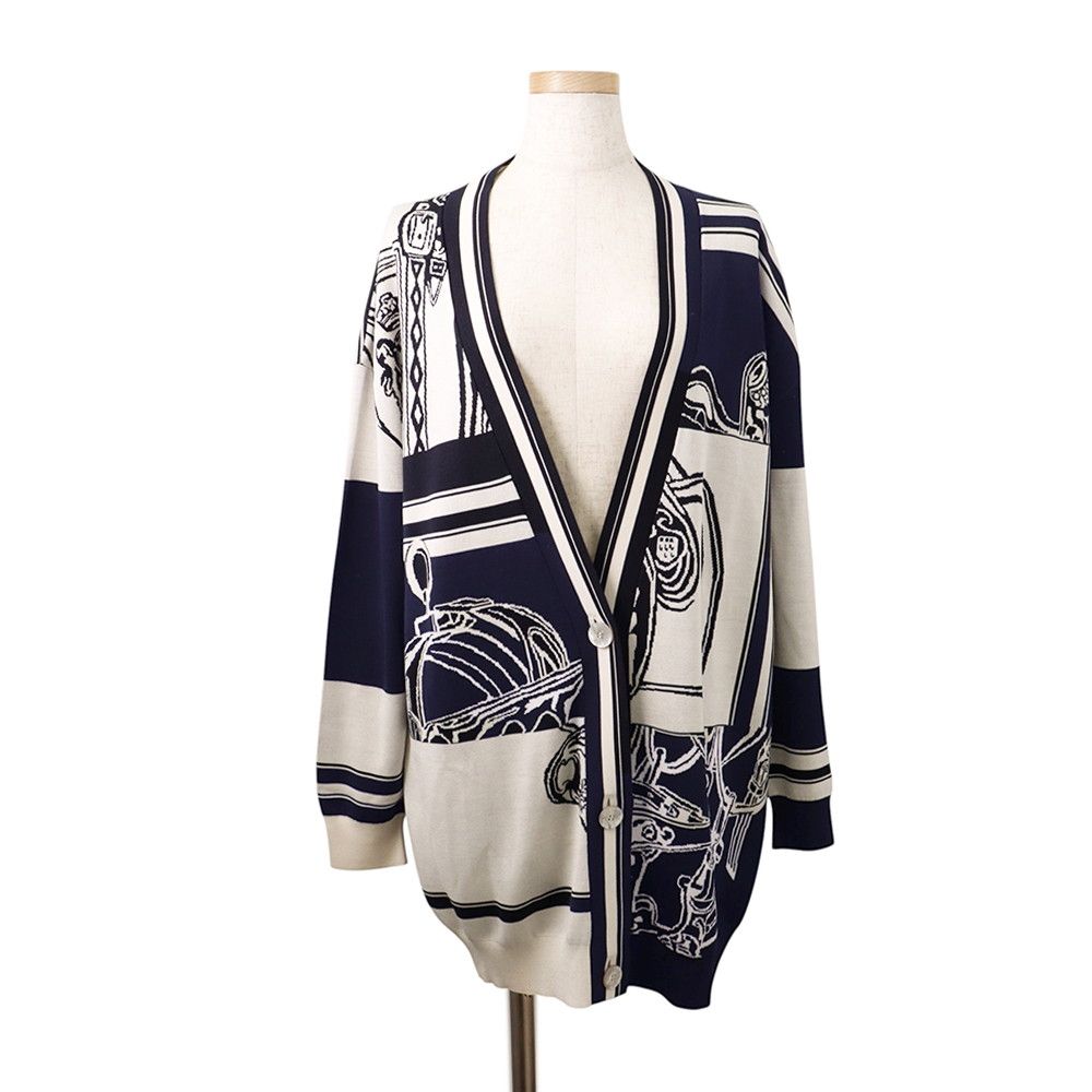 エルメス カーディガン EN DESORDRE FINESSE BRIDE DE GALA レディースサイズ34 HERMES トップス