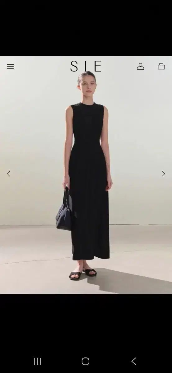 SIE シエ 8月のドレス ロング丈ワンピース 2サイズ