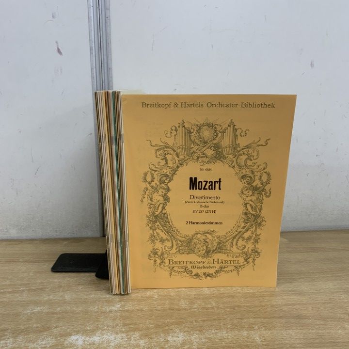 ▲01)【1点限り!】モーツァルト輸入楽譜 まとめ売り約20冊セット/Mozart/Breitkopf & Hartel/音楽/クラシック/A
