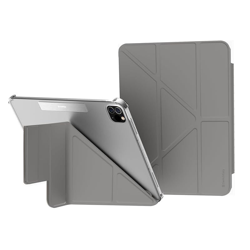 【新品】 【SwitchEasy】 iPad Air 11インチ iPad Pro 11 対応 ケース 手帳型 レザー 背面 クリア 5WAY スタンド 保護 カバー ペン収納 可能 オートスリープ 対応 [ iPadAir 11 M4 M3 iPad Air