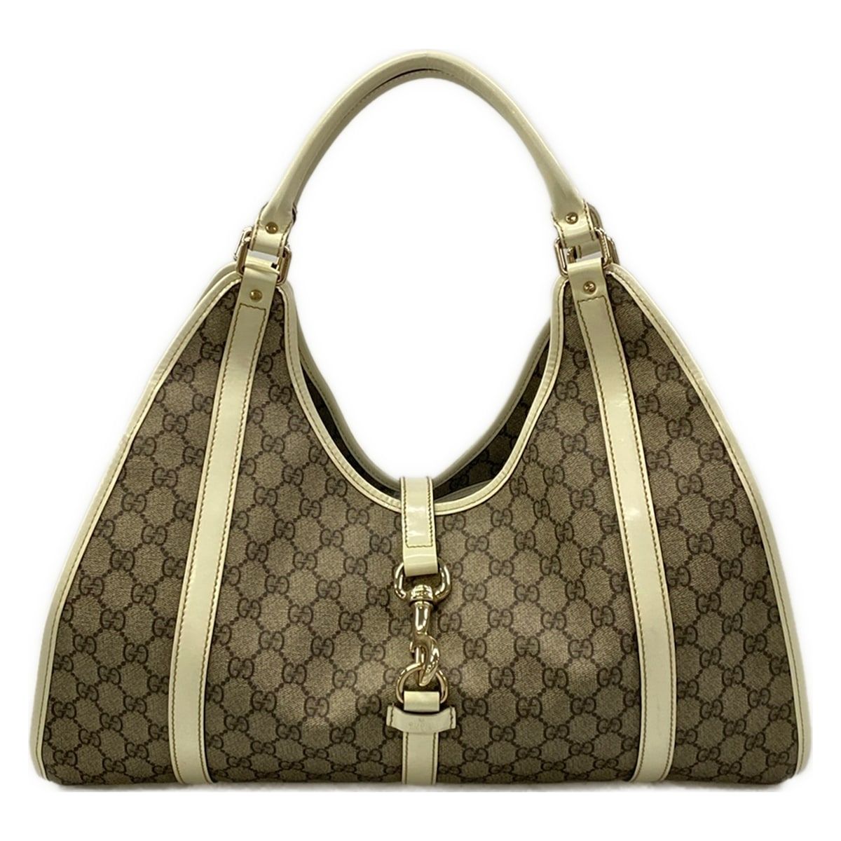 GUCCI(グッチ) ショルダーバッグ ジョイ 203493 ベージュ×エボニー×アイボリー レザー
