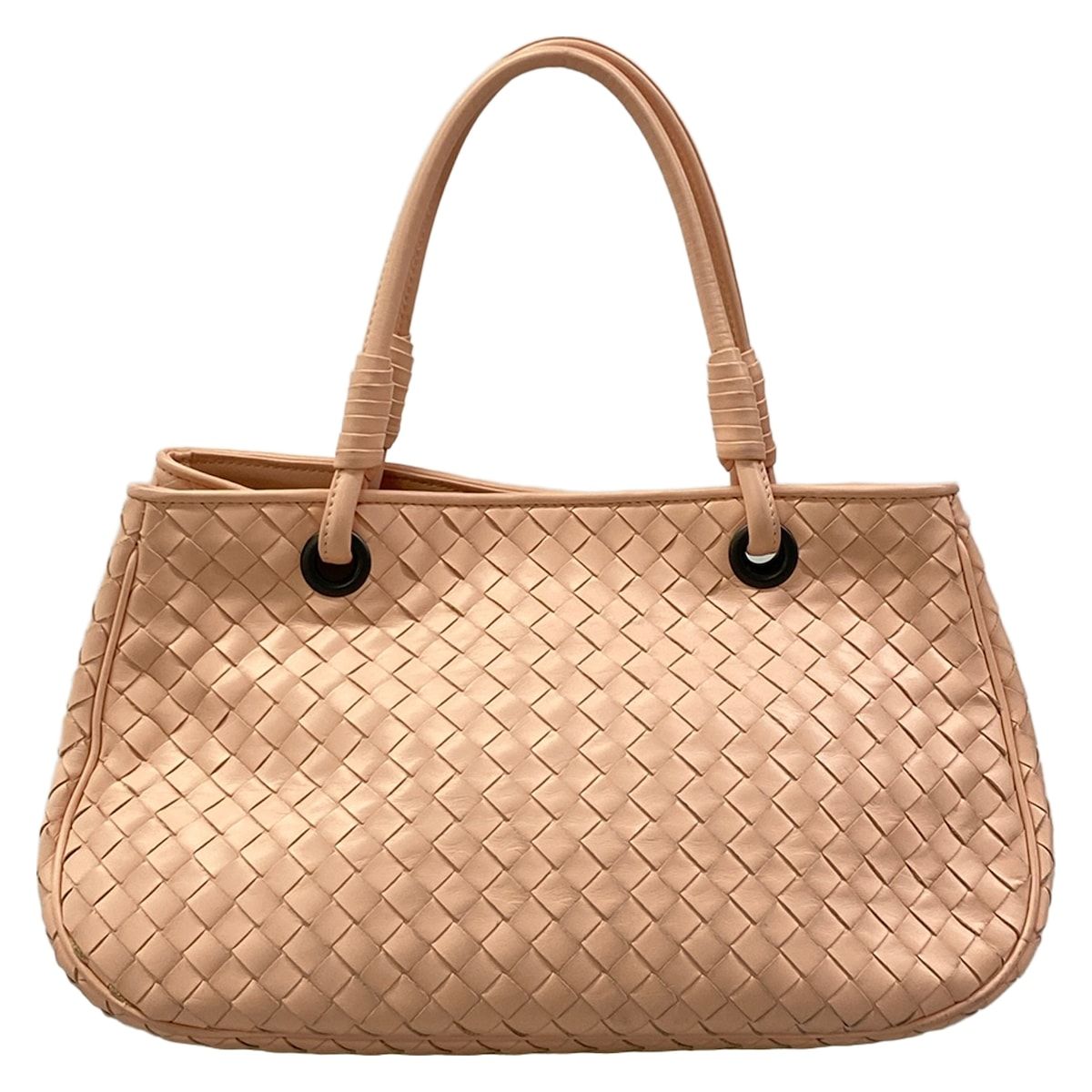 BOTTEGA VENETA(ボッテガヴェネタ) ハンドバッグ イントレチャート ピンク レザー