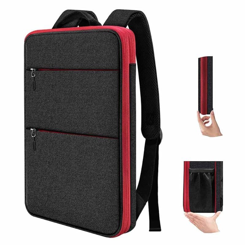 [Brand New] [ZINZ] Ultra Thin Expandable PC Backpack Business Backpack USB Charging Port Water Resistant School Backpack Travel Backpack All Models MacBook Air/Pro 13"-14" XPS 13 Surface 13.5" Oyo