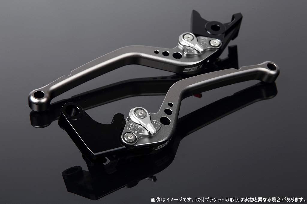 新品 SSK スピードラ アジャストレバーセット スタンダードロング レバー本体カラー:マットチタン アジャスターカラー:マットシルバー SUZUKI GSX-S125/GSX-R125 2017-2019