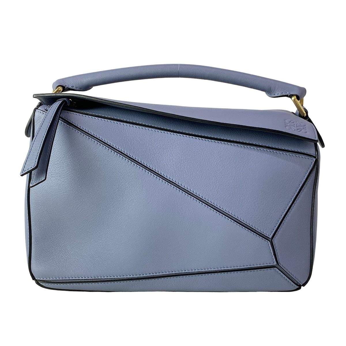 LOEWE(ロエベ) ハンドバッグ パズルバッグミディアム 322.30.S20 ブルーグレー レザー