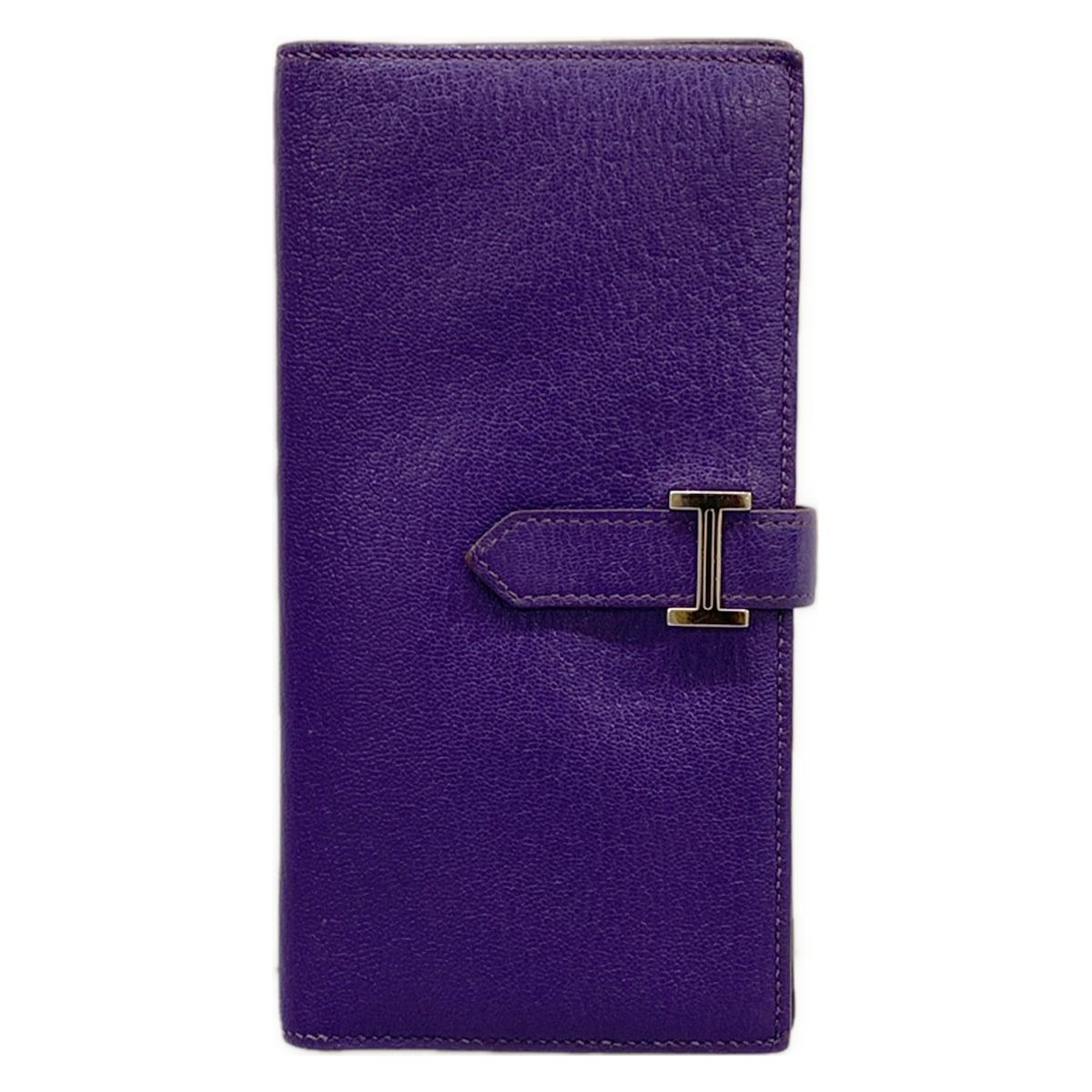 HERMES(エルメス) 長財布 ベアンスフレ 039078CK-9K アイリス 新型金具/シルバー金具