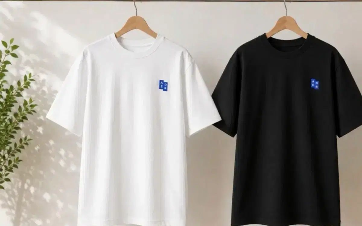 アーダーエラー ADER 半袖 Tシャツ 白/ブラック XL