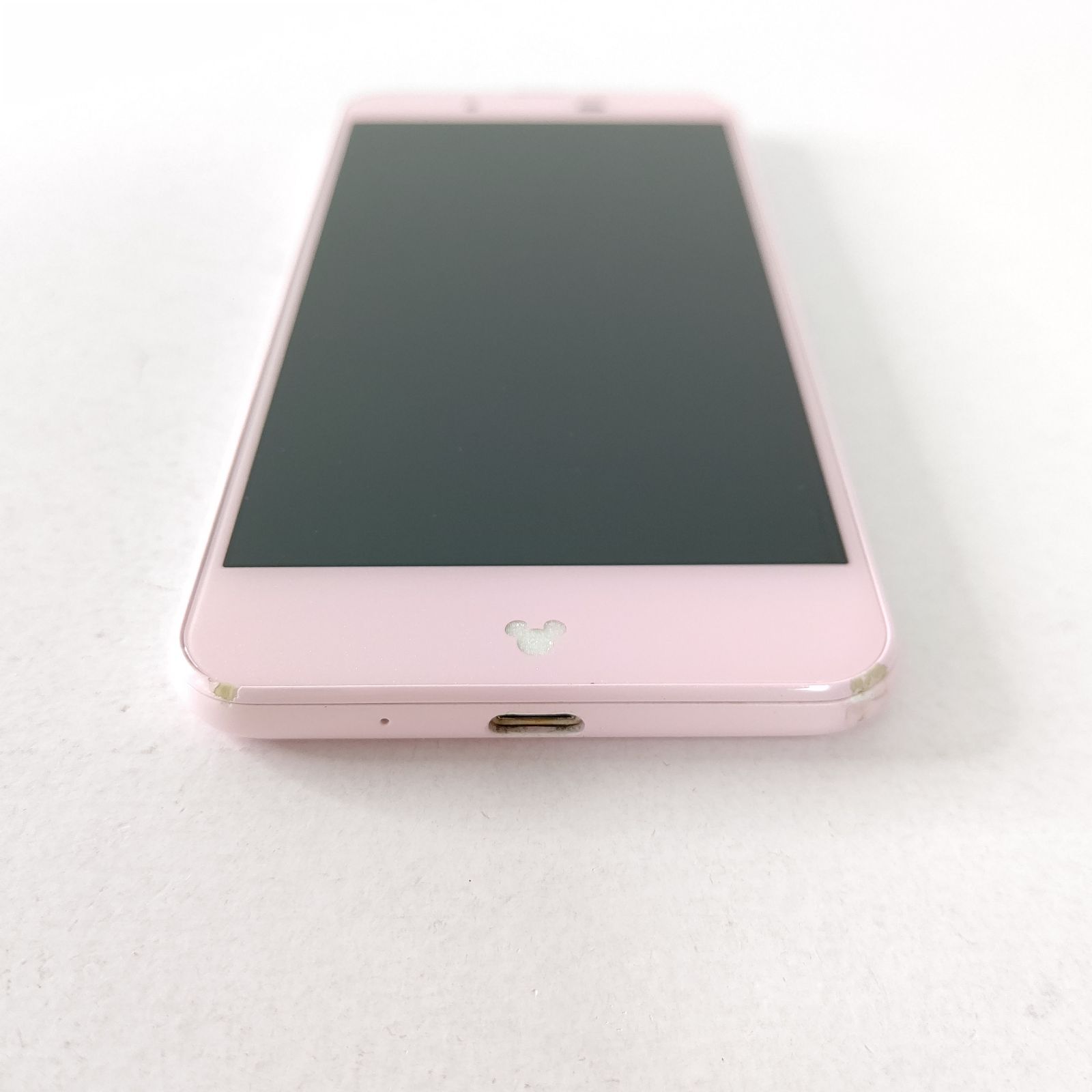 ディズニーモバイル ドコモ シャープ スマートフォン 美品 ピンク