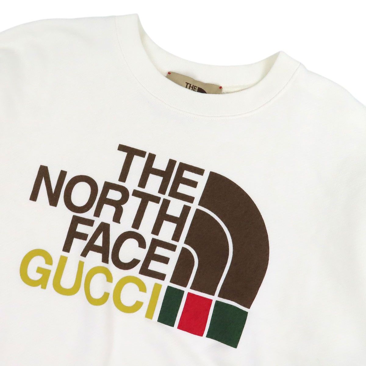 グッチ THE NORTH FACE コラボ ロゴ プリント トレーナー 617964 