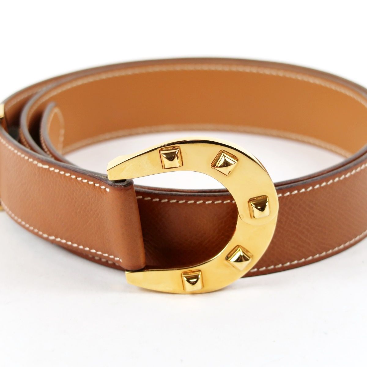 超美品】HERMES エルメス ホースシュー ベルト コンスタンス 馬蹄