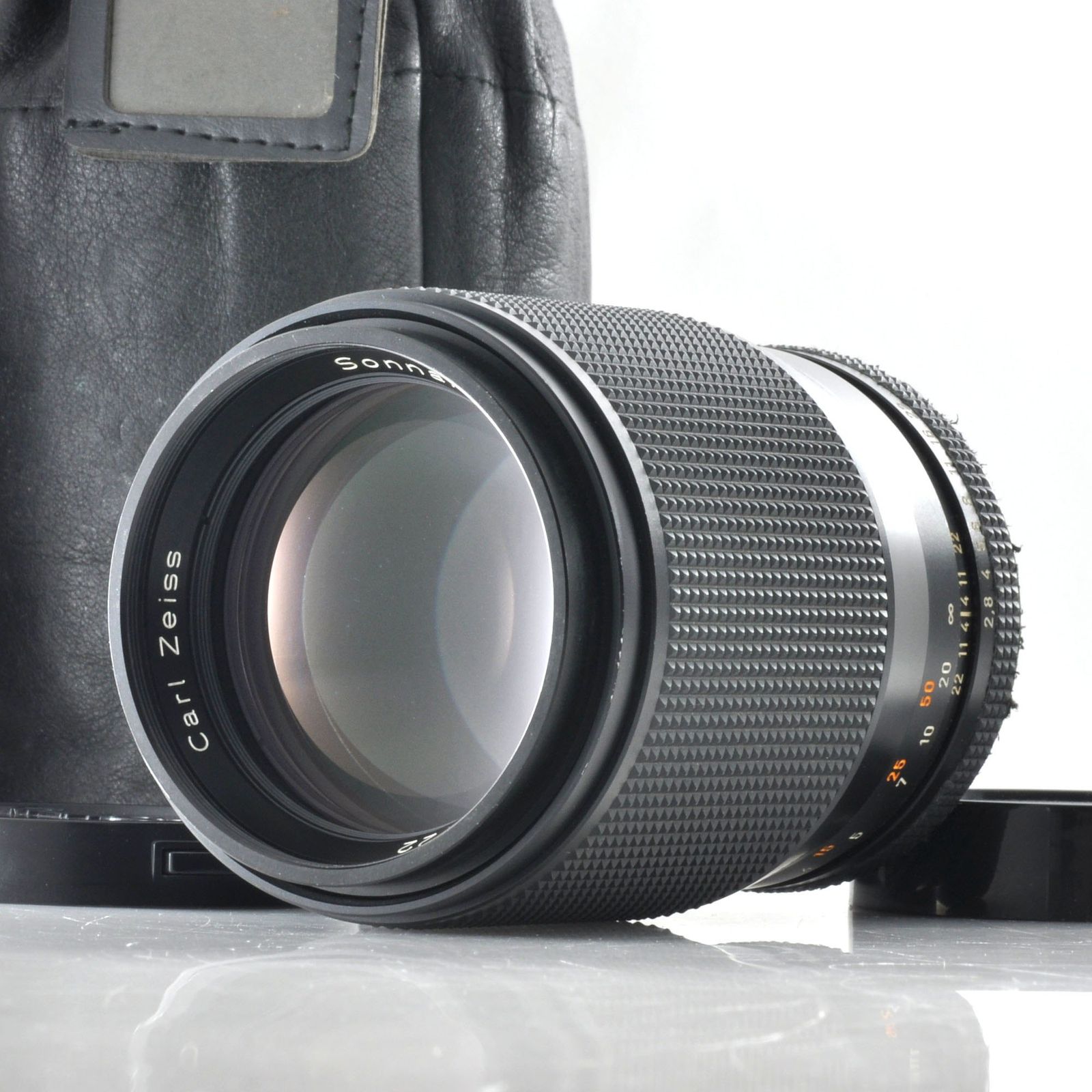 【コンタックス】Contax Carl Zeiss Sonnar 135mm F2.8 AEJ ＋ ポーチ付き #P191