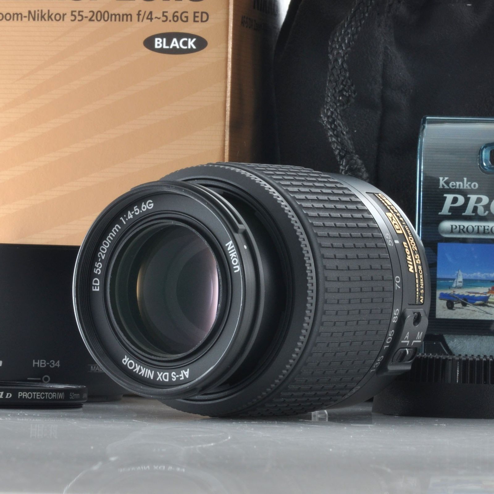 ニコン】Nikon AF-S DX NIKKOR ED 55-200mm F4-5.6G 望遠ズームレンズ 