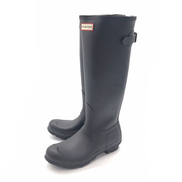 【倉吉店】 中古 HUNTER | ハンター ブーツ レインブーツ WFT1001RMA ブラック 25cm 【128】