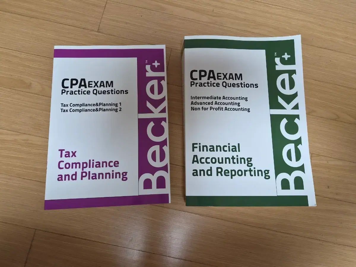 Becker AICPA 2025 FAR 2024 TCP アメリカ会計 教材
