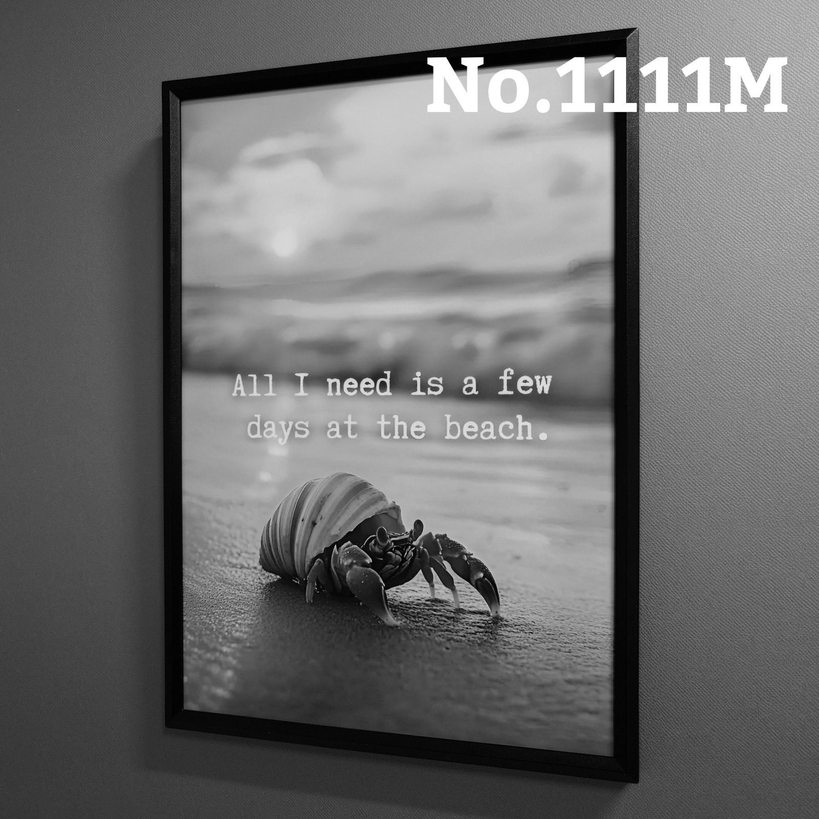 No.1111M A4 ポスター 写真 アート インテリア 海 ビーチ 夏
