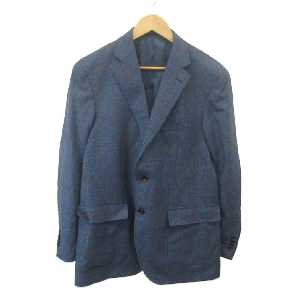テイジンメンズショップ TEIJIN MEN'S SHOP スーツ フォーマル 50L 青 ブルー 長袖 ノッチドラペル /RN ■ECD004