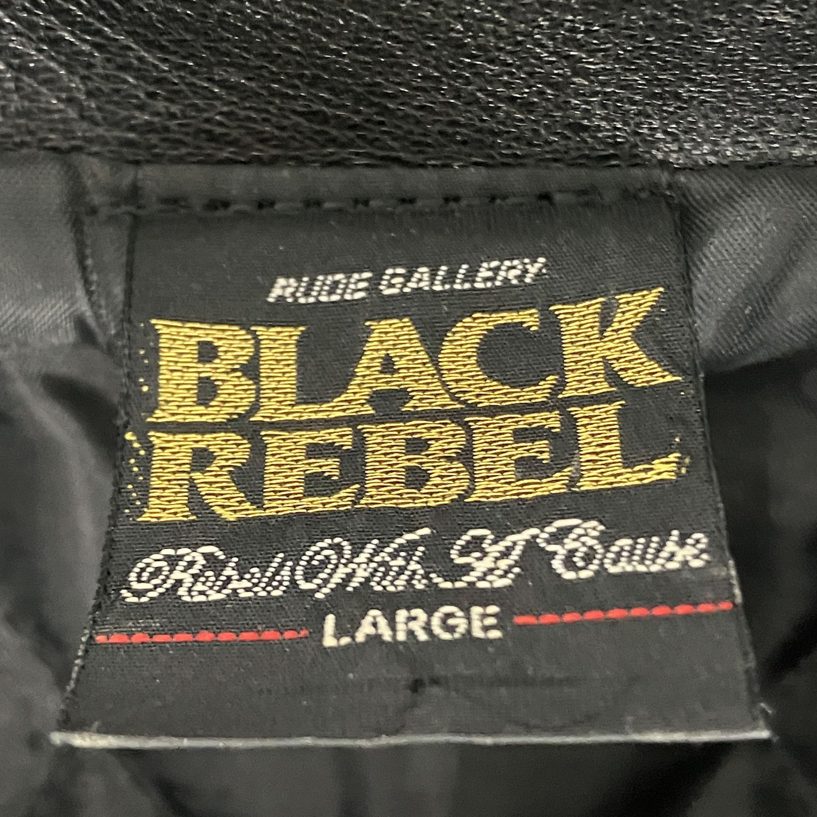 RUDE GALLERY BLACK REBEL ルードギャラリー ブラックレーベル レザー