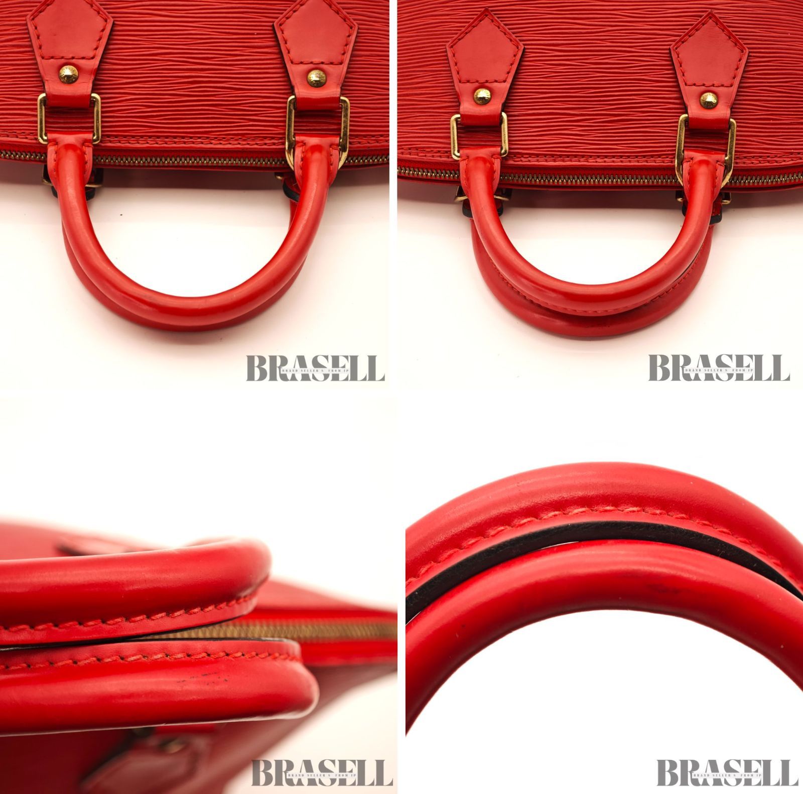 LOUIS VUITTON エピ アルマ M52147 バッグ ハンドバッグ レッド 