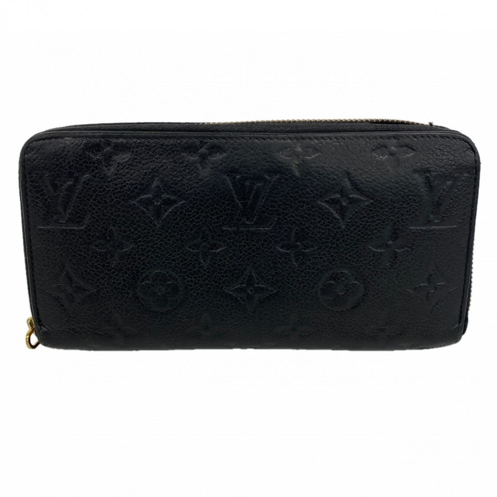 ルイ・ヴィトン(Louis Vuitton) ルイ・ヴィトン 長財布 モノグラム・アンプラント ジッピーウォレット M61864 ノワールレディース