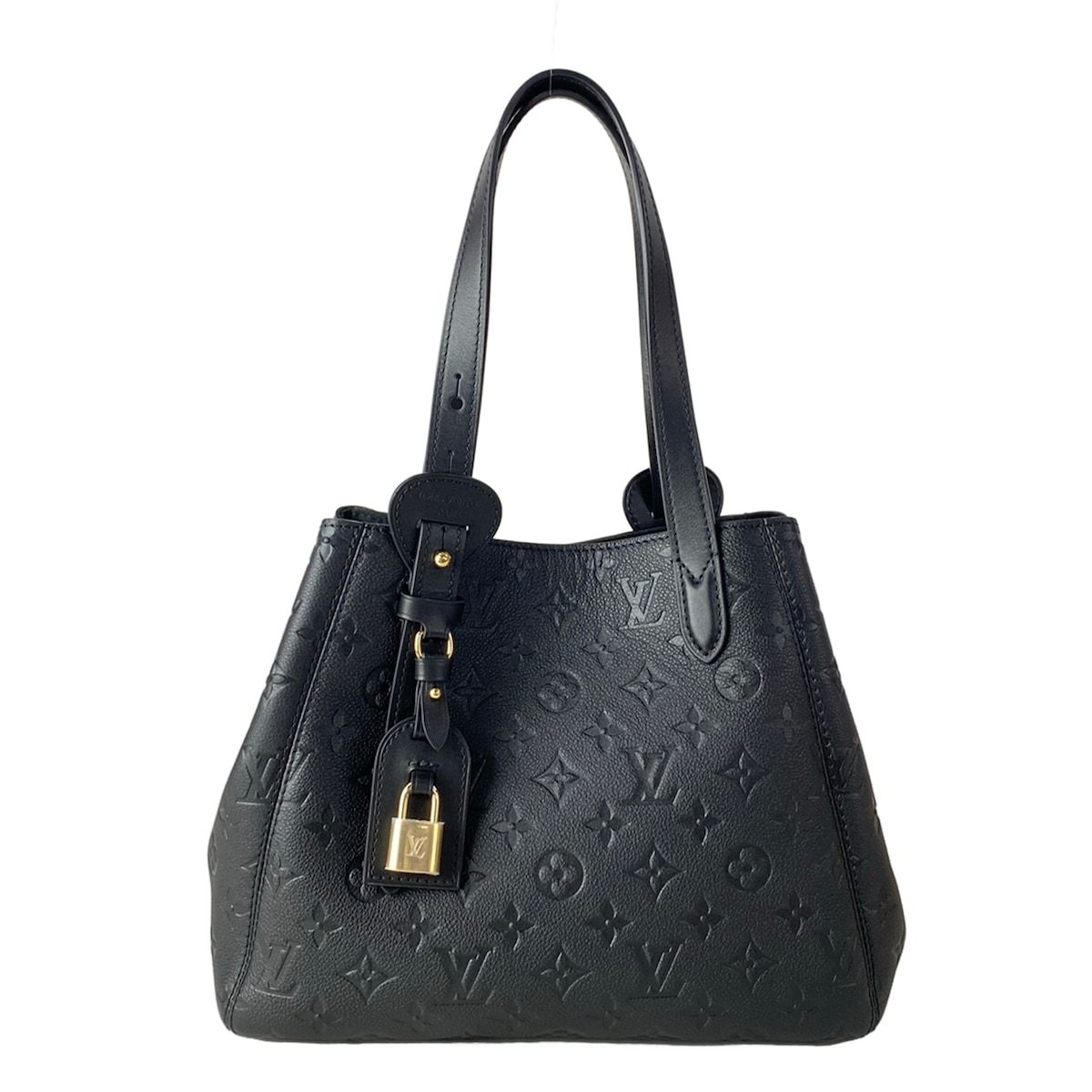 LOUIS VUITTON(ルイヴィトン) トートバッグ モノグラム・アンプラント美品 オール・イン・ワン PM M25858 黒 レザー、牛革