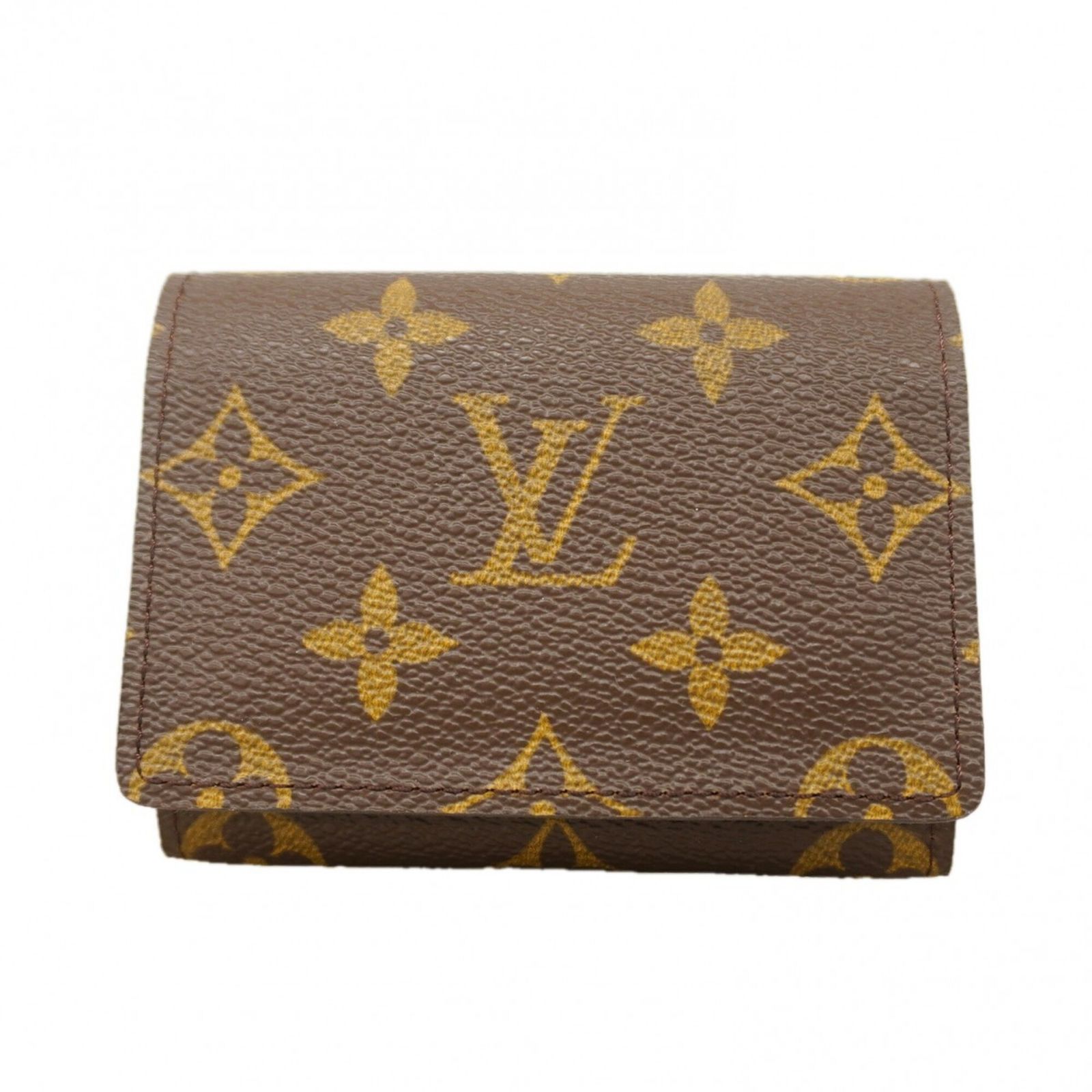 ルイ・ヴィトン(Louis Vuitton) ルイ・ヴィトン 名刺入れ・カードケース モノグラム アンヴェロップカルトドゥ ヴィジット M62920 ブラウンレディース