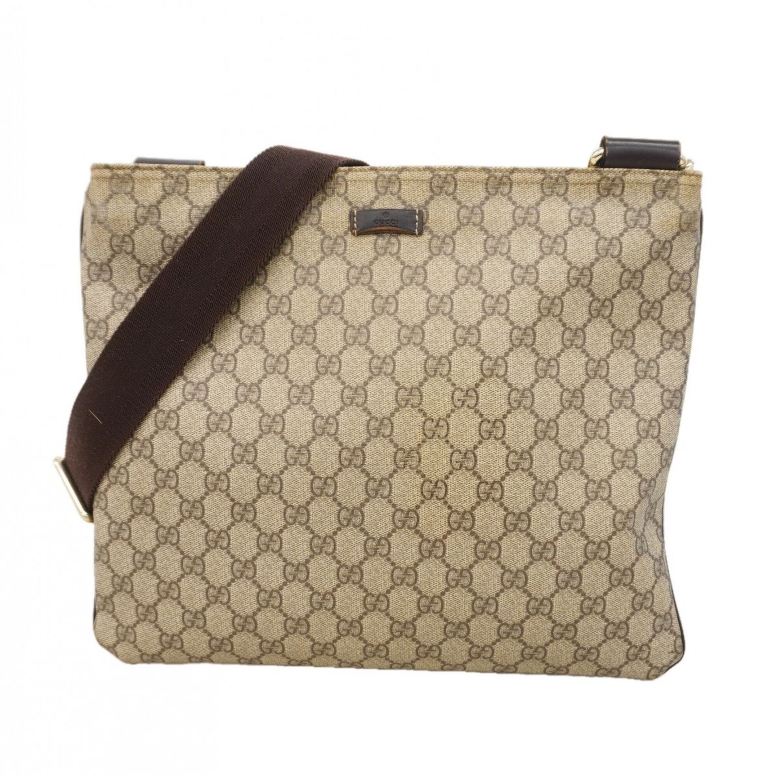 グッチ(Gucci) グッチ ショルダーバッグ GGスプリーム 201446 ブラウン レディース