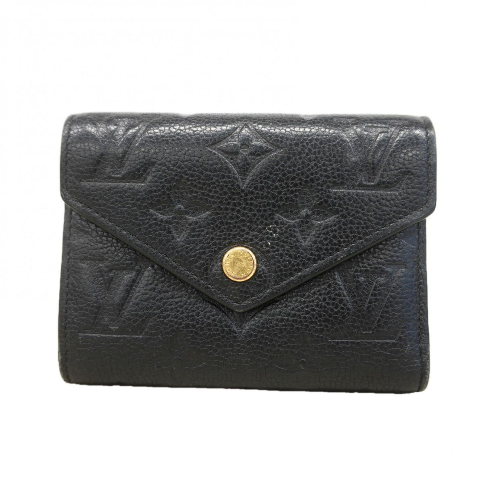 ルイ・ヴィトン(Louis Vuitton) ルイ・ヴィトン 三つ折り財布 モノグラム・アンプラント ポルトフォイユヴィクトリーヌ M64060 ノワールレディース