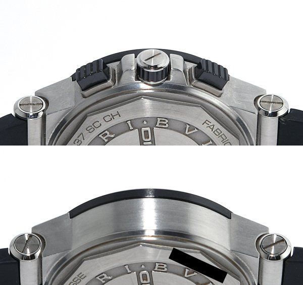美品 BVLGARI ブルガリ ディアゴノ DG37SCCH クロノグラフ 8Pダイヤ 自動巻き メンズ