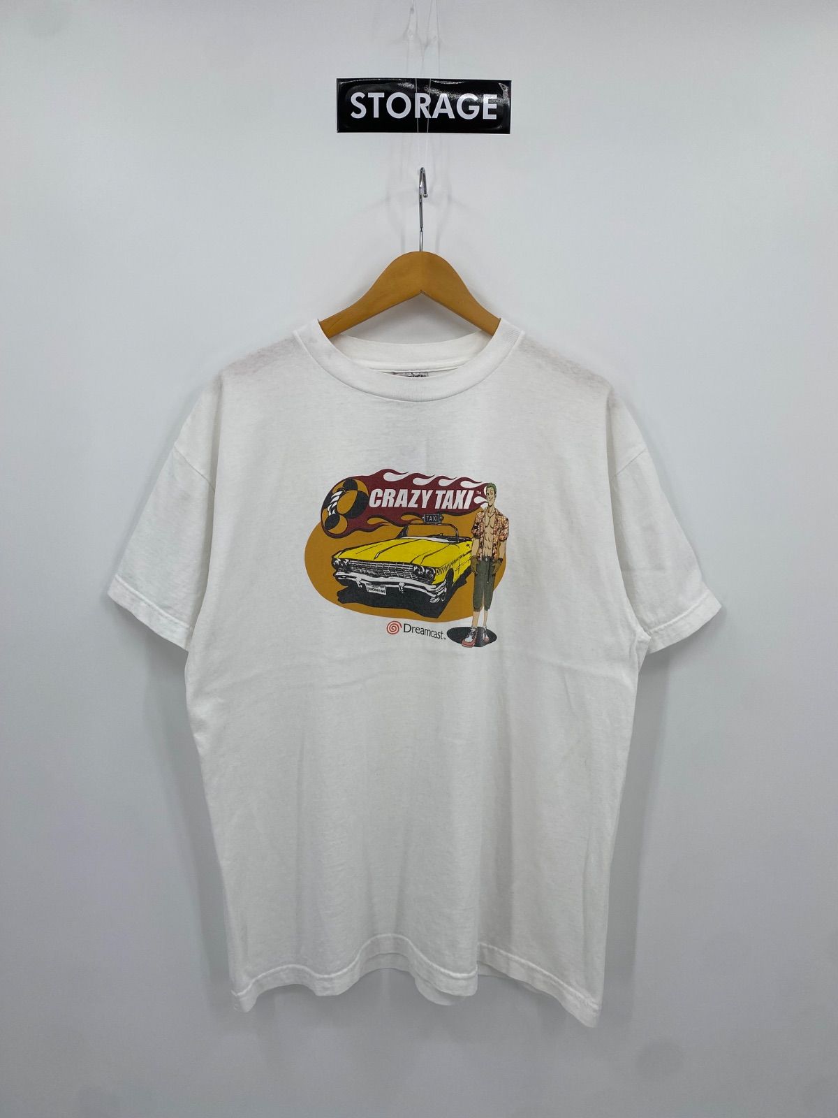 【古着】90s CRAZY TAXI Dreamcast Short Sleeve Tee XL クレイジータクシー ドリームキャスト Tシャツ