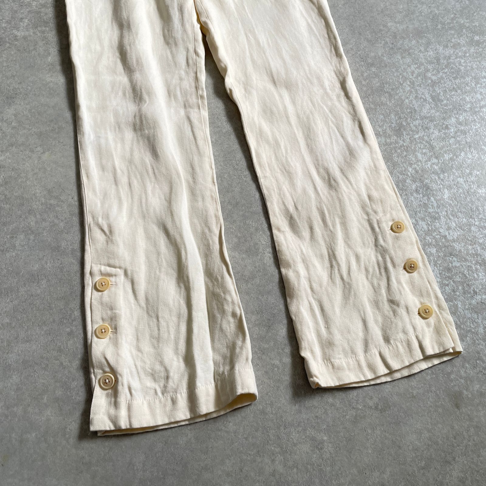 最高級 PURPLE LABEL RALPH LAUREN リネン100% トラウザーパンツ