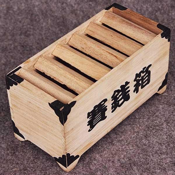送料無料】貯金箱 お賽銭箱 木製 賽銭箱 ユニーク 面白い おもしろ 