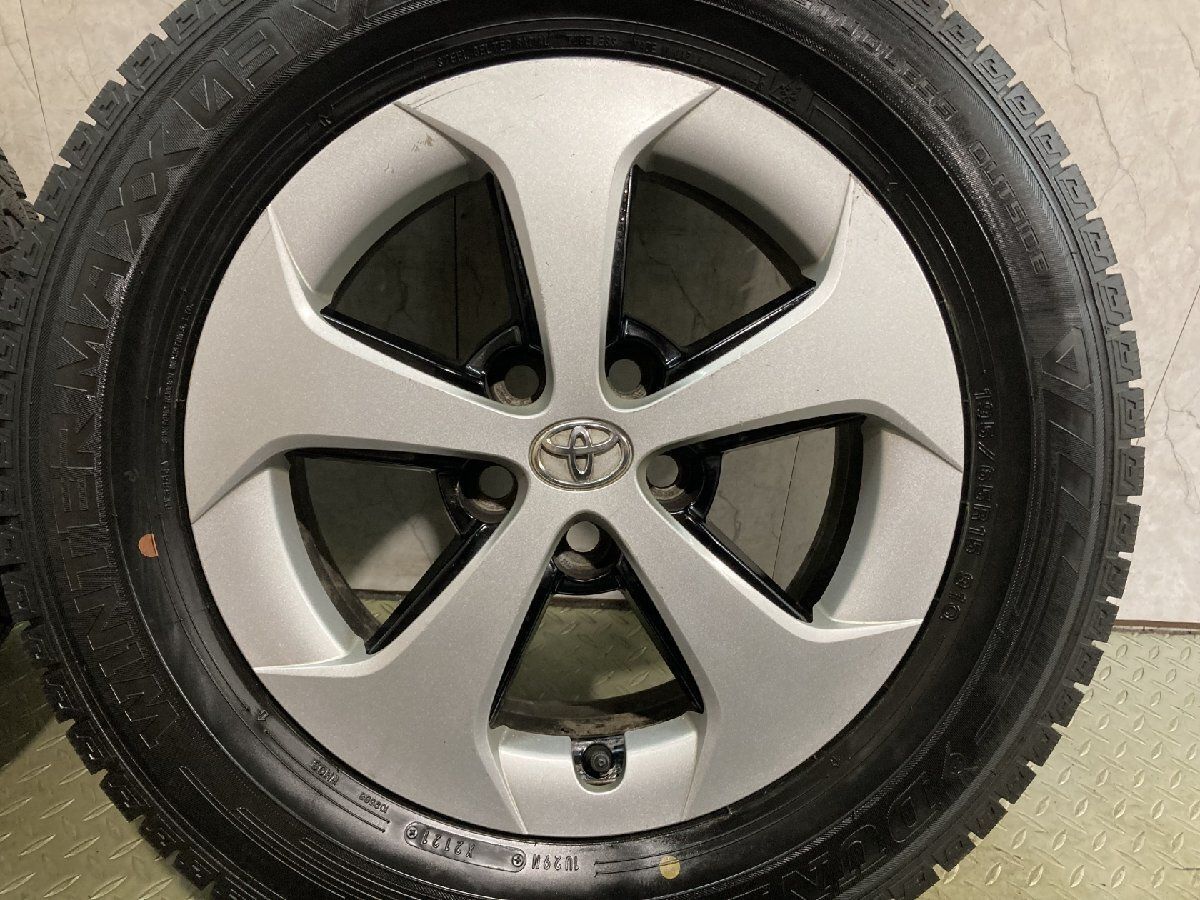 DUNLOP WM03 195/65R15】スタッドレス【トヨタ 30プリウス 後期 純正 