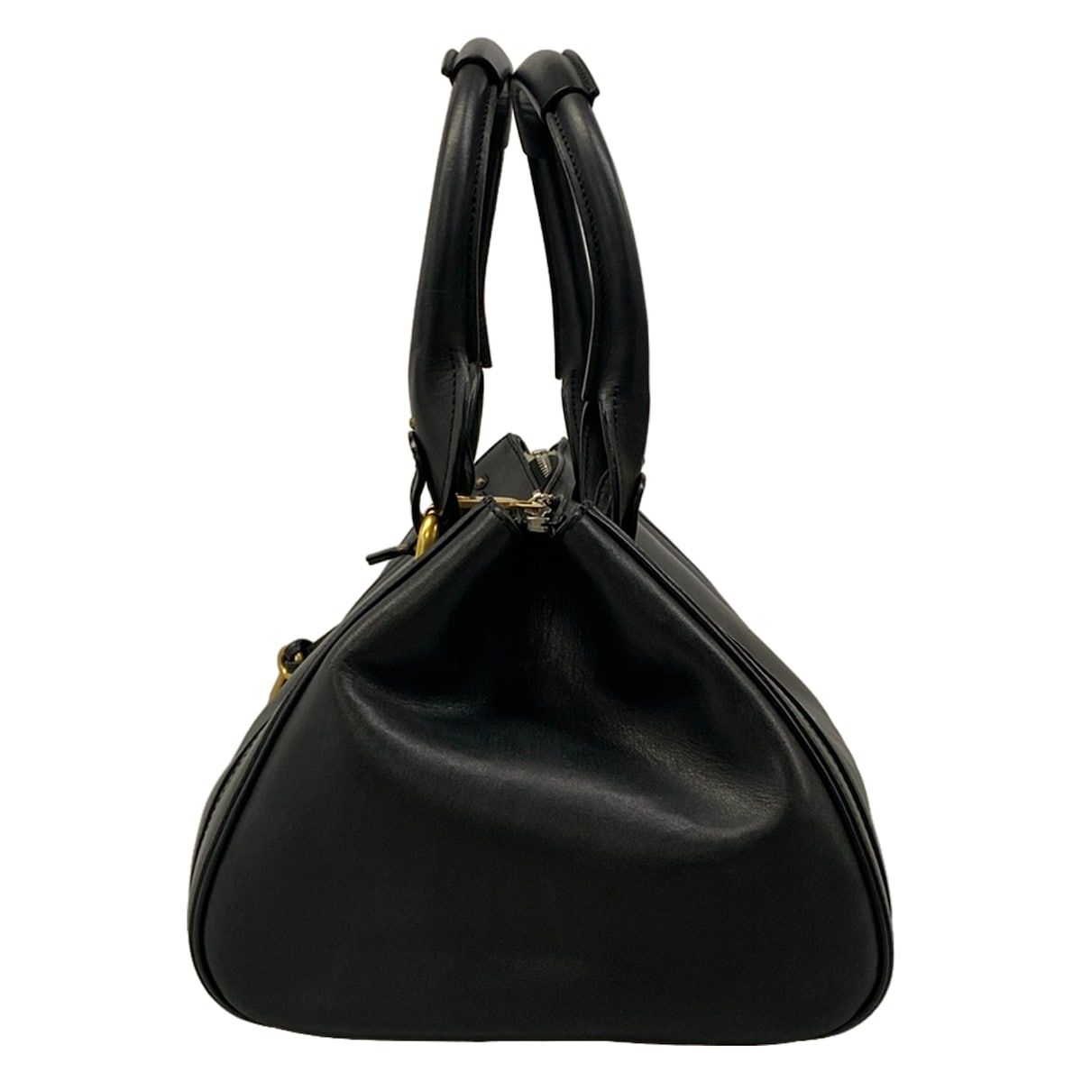 Chloe(クロエ) ハンドバッグ オーロラ 黒 レザー Chloe(クロエ) ハンドバッグ オーロラ 黒 レザー