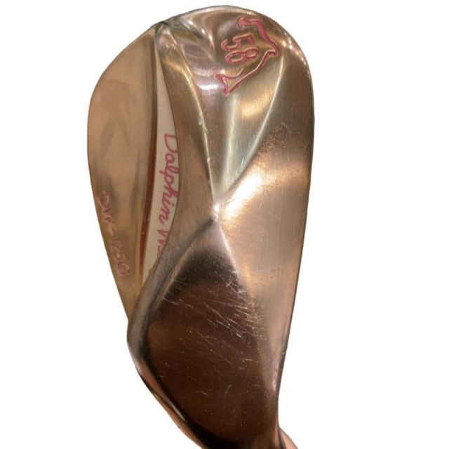 【中古】 キャスコ Dolphin Wedge DW-125G Pink Gold 58° レディース ウェッジ WG Dolphin DP-231(ピンクゴールド) (フレックスL) レディース 女性用 右利き 右用 Cランク ゴルフクラブ