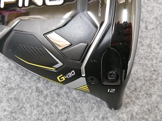 中古】 PING ピン G430 MAX マックス 12° ドライバー ヘッドのみ