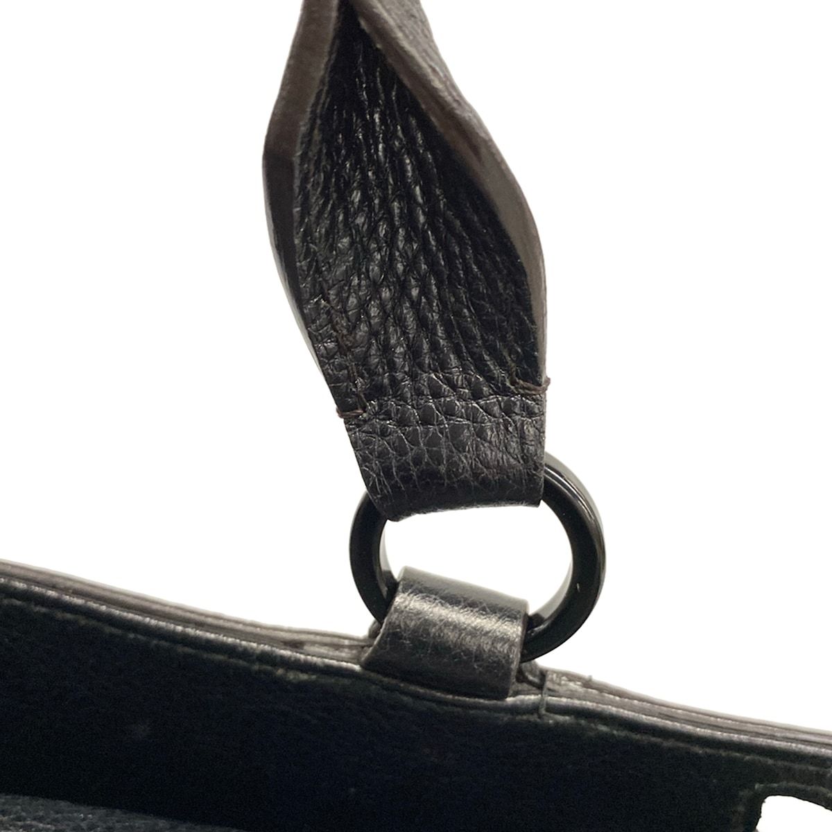 Cartier(カルティエ) ハンドバッグ マルチェロ ドゥ カルティエ ボウリングバッグ 黒 レザー Cartier(カルティエ) ハンドバッグ マルチェロ ドゥ カルティエ ボウリングバッグ 黒 レザー