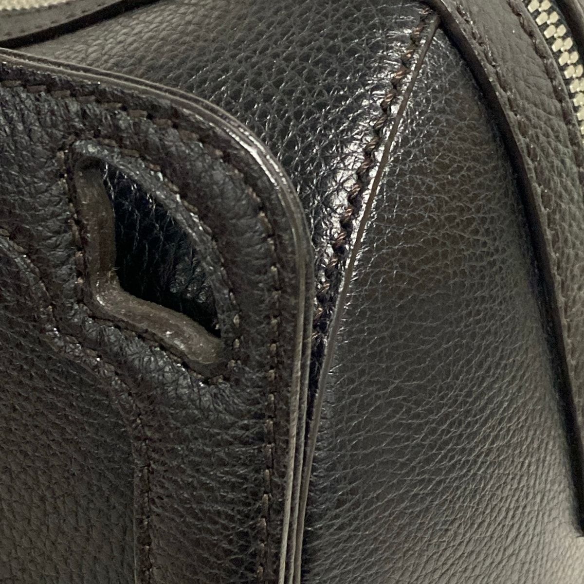 Cartier(カルティエ) ハンドバッグ マルチェロ ドゥ カルティエ ボウリングバッグ 黒 レザー Cartier(カルティエ) ハンドバッグ マルチェロ ドゥ カルティエ ボウリングバッグ 黒 レザー