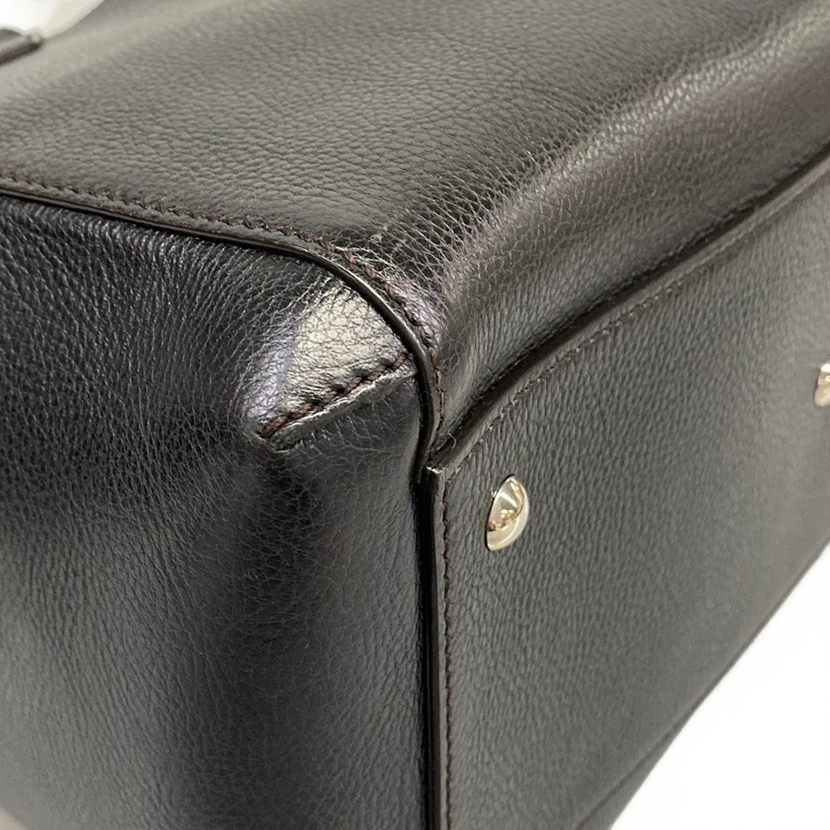 Cartier(カルティエ) ハンドバッグ マルチェロ ドゥ カルティエ ボウリングバッグ 黒 レザー Cartier(カルティエ) ハンドバッグ マルチェロ ドゥ カルティエ ボウリングバッグ 黒 レザー
