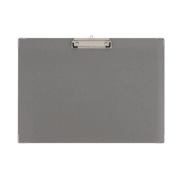 （まとめ） ボール用箋挟 4ヵ所角金具付 ヨコ型 CR-YSA3SN-GR 1枚入 〔×10セット〕