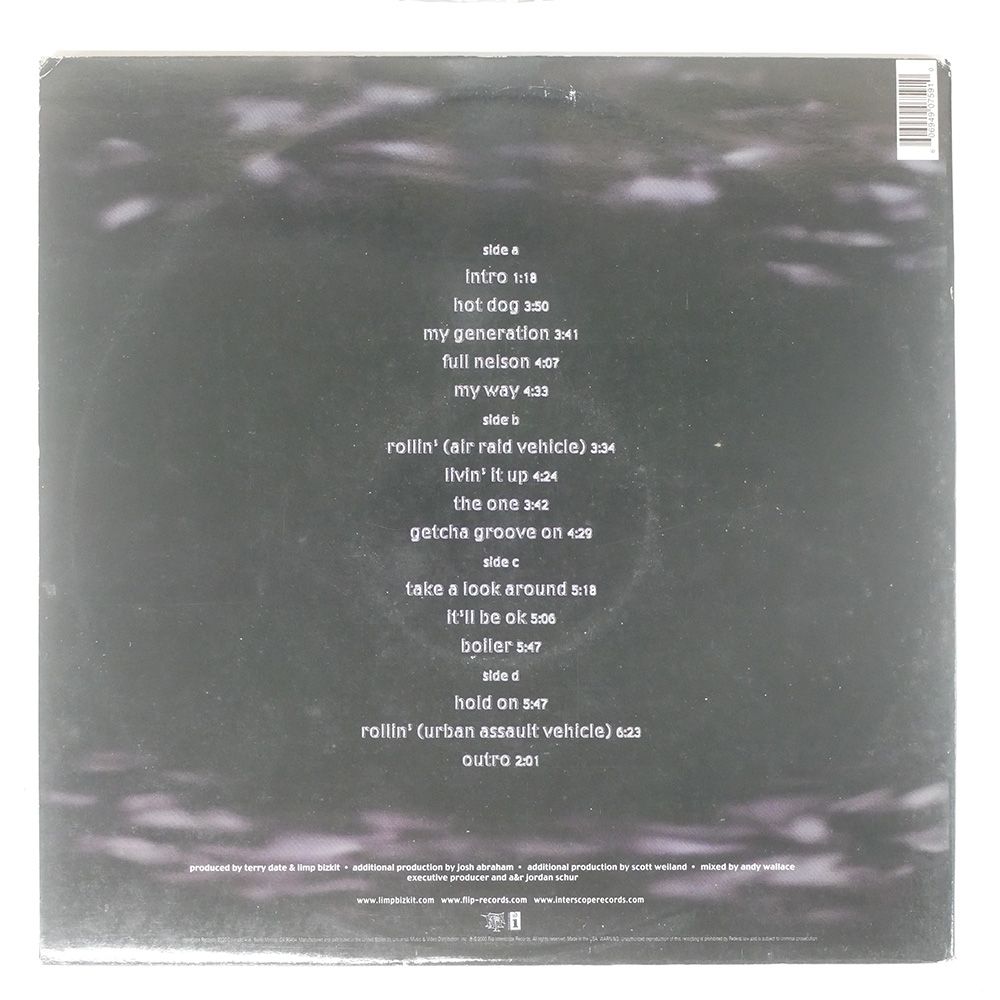ジャンク,米 ORIGINAL US盤 LIMP BIZKIT/CHOCOLATE STARFISH AND THE HOT DOG FLAVORED WATER/INTERSCOPE 0694907591 LP