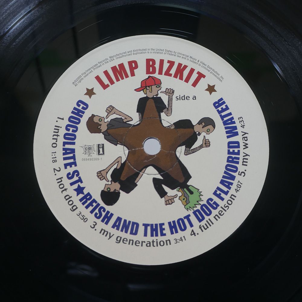 ジャンク,米 ORIGINAL US盤 LIMP BIZKIT/CHOCOLATE STARFISH AND THE HOT DOG FLAVORED WATER/INTERSCOPE 0694907591 LP